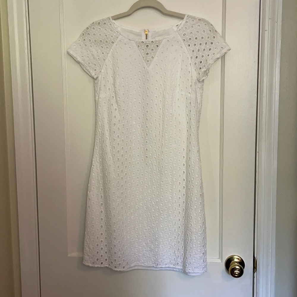 SAIL TO SABLE Easter White Eyelet Dress XS 0 2